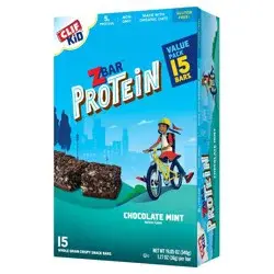 CLIF Kid ZBAR Protein Chocolate Mint Snack Bars - 19.05oz/15ct