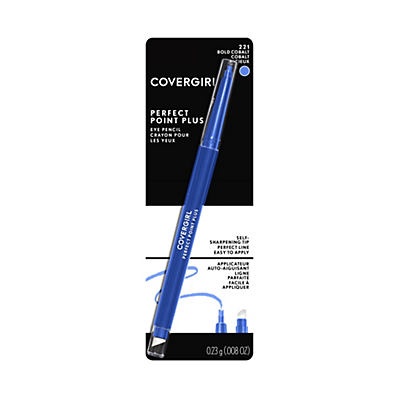 slide 1 of 1, Covergirl Perfect Point Plus Eyeliner, Bold Cobalt, 0.008 oz