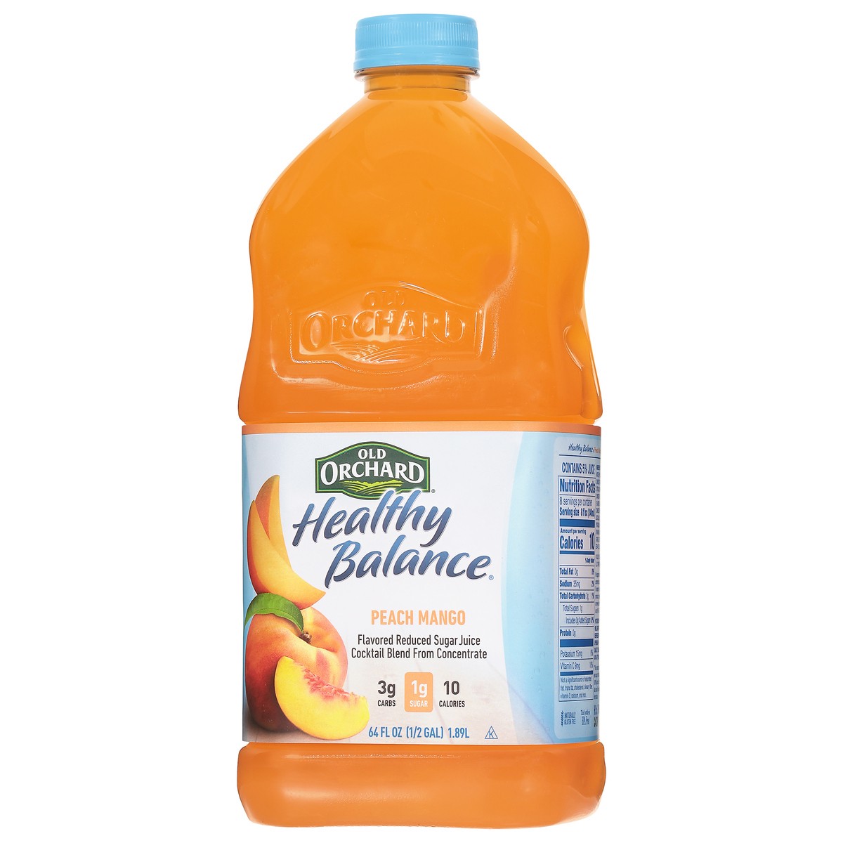 slide 4 of 11, Old Orchard Healthy Balance Diet Peach Mango Juice Cocktail 64 fl. oz. Bottle, 64 fl oz