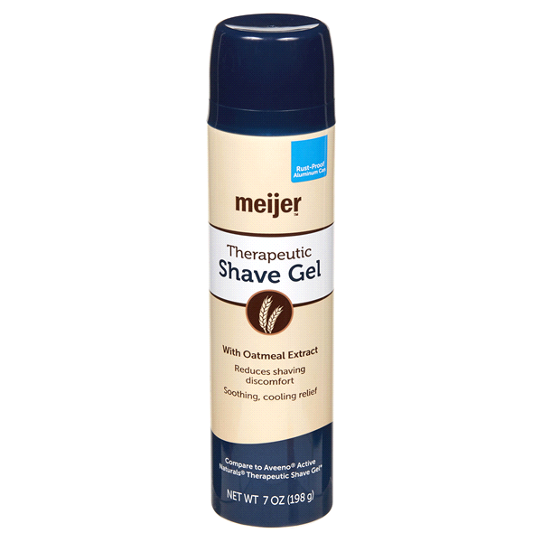 slide 1 of 1, Meijer Therapeutic Shave Gel for Men, 7 oz