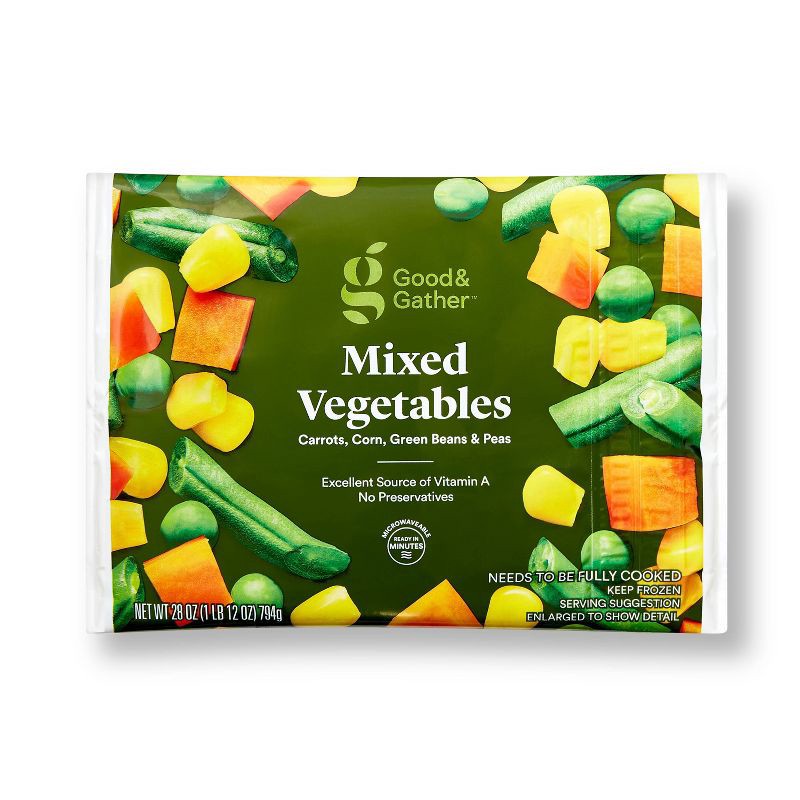 slide 1 of 2, Frozen Mixed Vegetables - 28oz - Good & Gather™, 28 oz