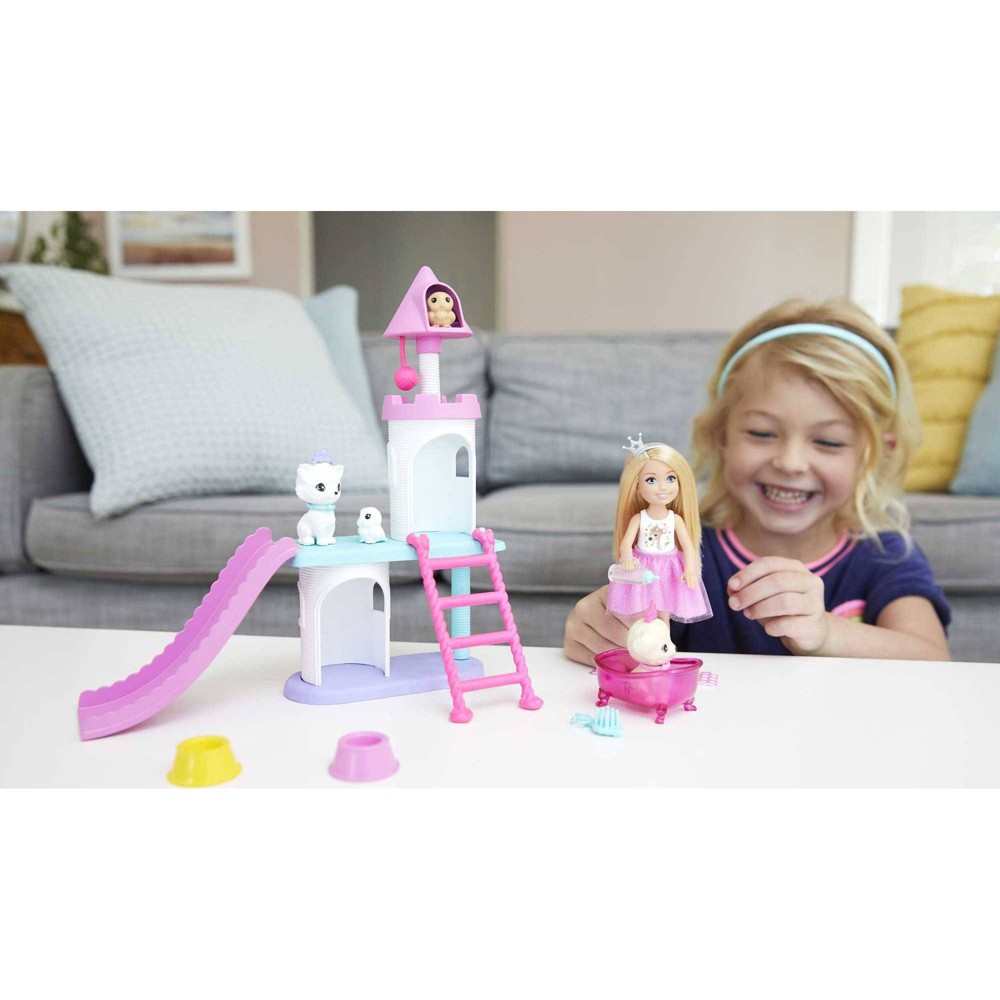 slide 3 of 6, Barbie Princess Adventure Chelsea Pet Castle Playset, 1 ct