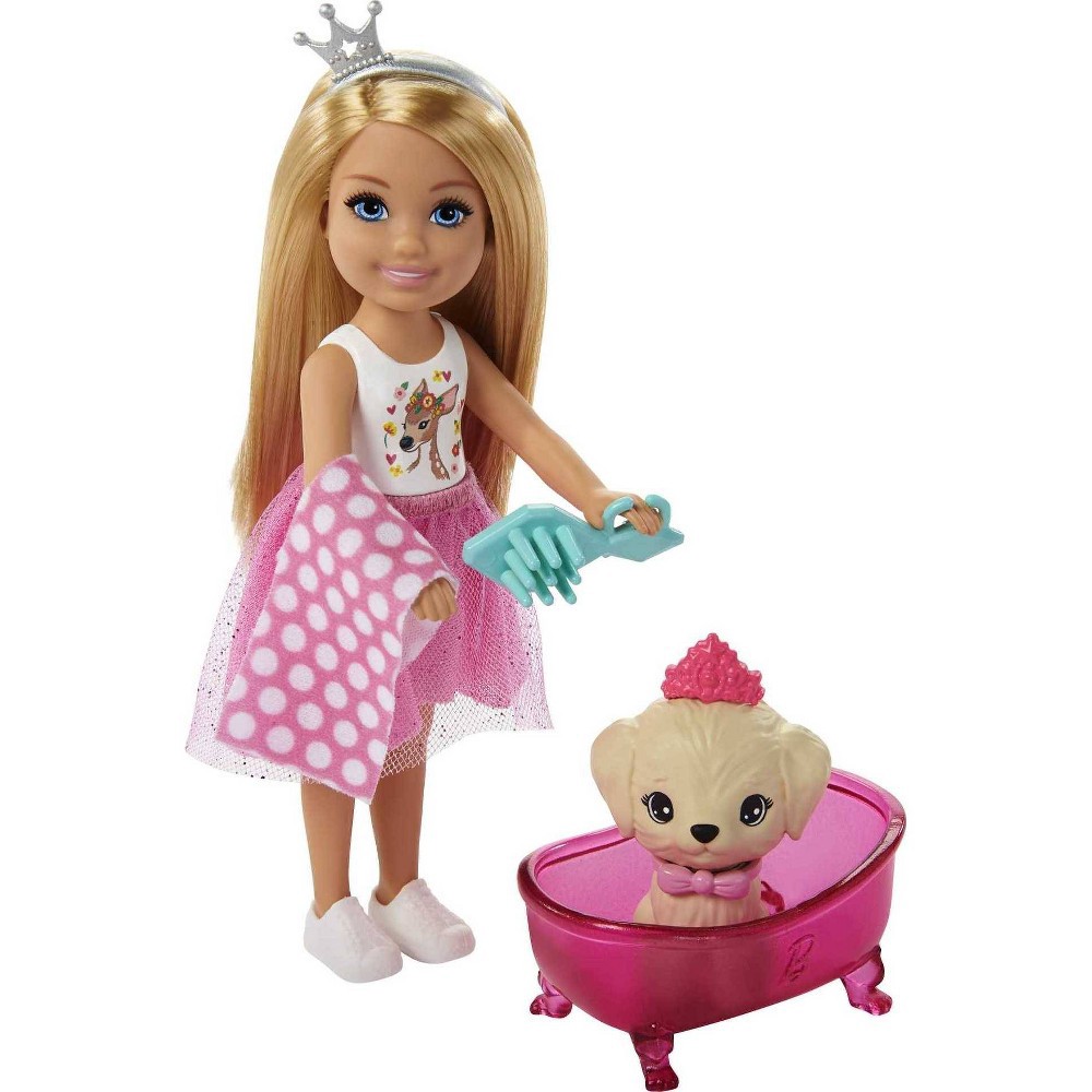 slide 4 of 6, Barbie Princess Adventure Chelsea Pet Castle Playset, 1 ct