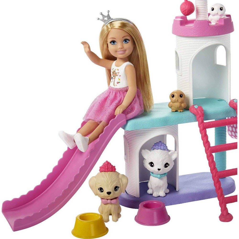 slide 2 of 6, Barbie Princess Adventure Chelsea Pet Castle Playset, 1 ct