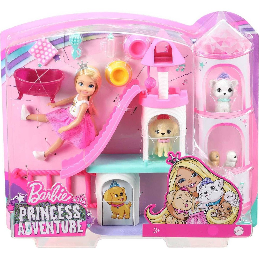 slide 6 of 6, Barbie Princess Adventure Chelsea Pet Castle Playset, 1 ct