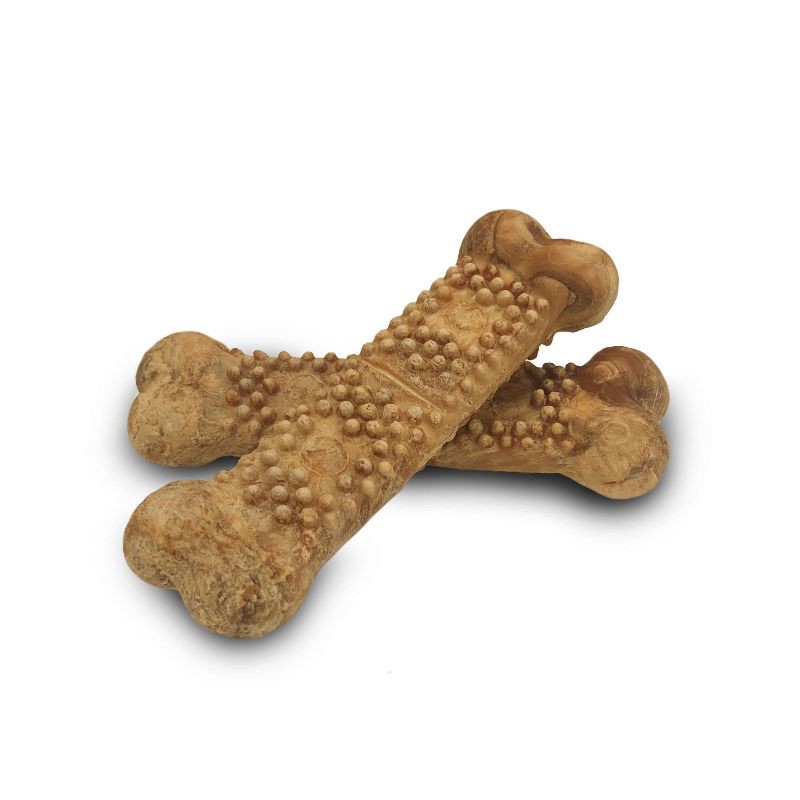 slide 3 of 5, Nylabone Nubz Peanut Butter Large Chews Dog Treats - 1.7lb/15ct, 1.7 lb, 15 ct