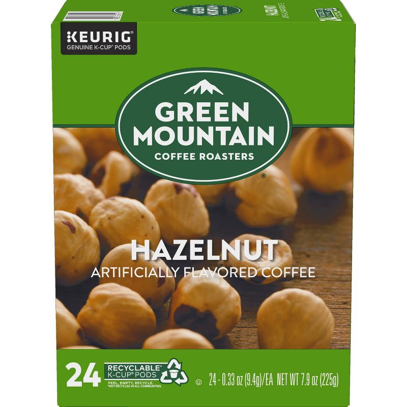 slide 2 of 6, 24ct Green Mountain Coffee Hazelnut Keurig K-Cup Coffee Pods Flavored Coffee Light Roast, 24 ct