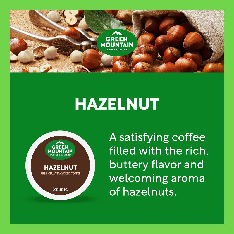 slide 6 of 19, 24ct Green Mountain Coffee Hazelnut Keurig K-Cup Coffee Pods Flavored Coffee Light Roast, 24 ct
