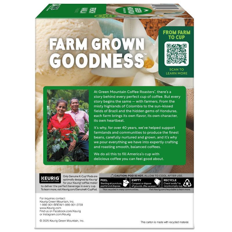 slide 19 of 19, 24ct Green Mountain Coffee French Vanilla Keurig K-Cup Coffee Pods Flavored Coffee Light Roast, 24 ct