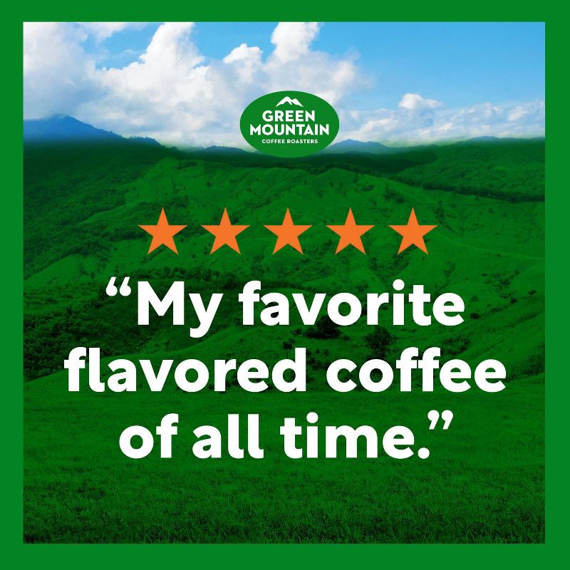 slide 9 of 19, Green Mountain Caramel Vanilla Cream Flavored Keurig K-Cup Light Roast Coffee Pods - 24ct, 24 ct
