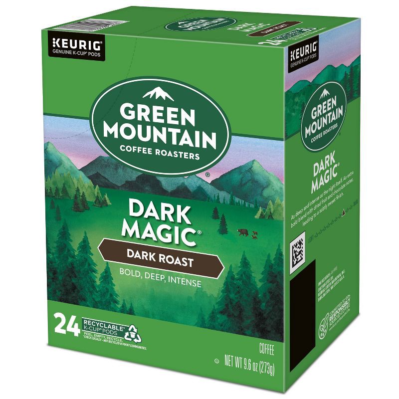 slide 12 of 13, Green Mountain Coffee Dark Magic Keurig K-Cup Coffee Pods - Dark Roast - 24ct, 24 ct