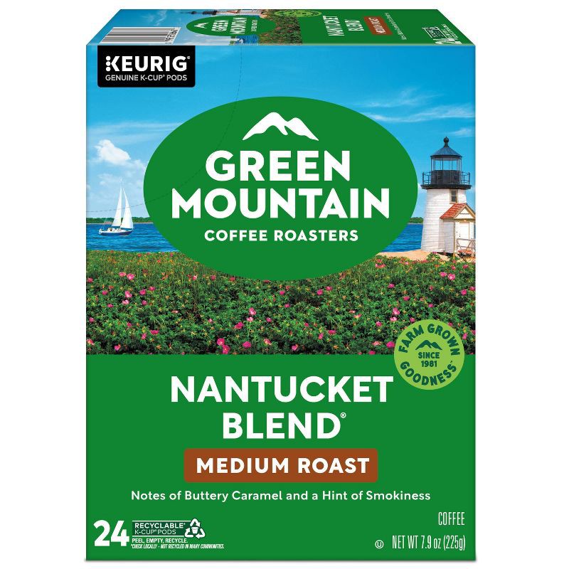 slide 13 of 19, Green Mountain Coffee Nantucket Blend Keurig K-Cup Coffee Pods - Medium Roast - 24ct, 24 ct