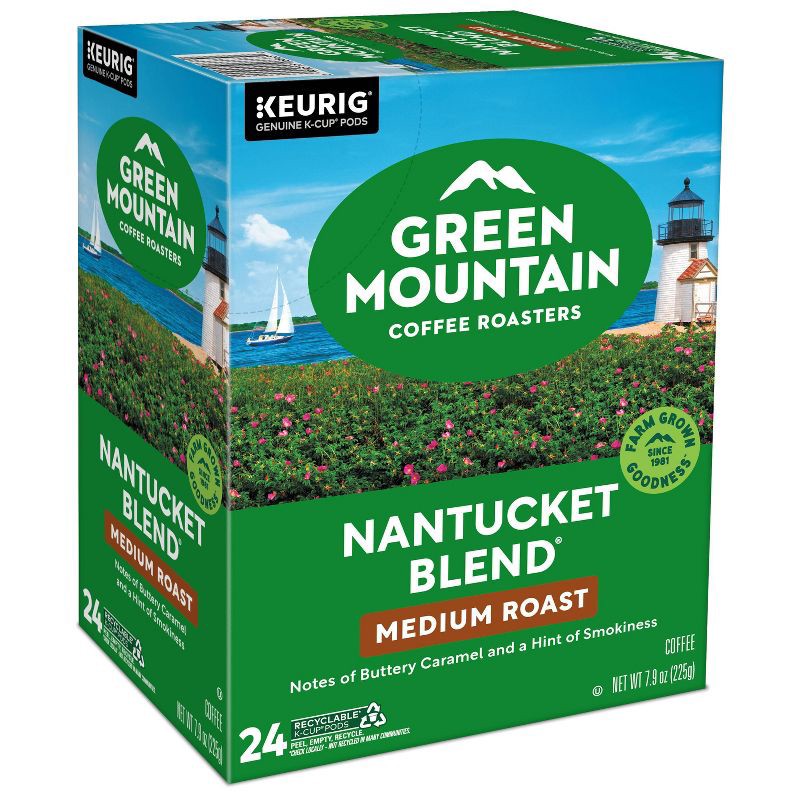 slide 16 of 19, Green Mountain Coffee Nantucket Blend Keurig K-Cup Coffee Pods - Medium Roast - 24ct, 24 ct