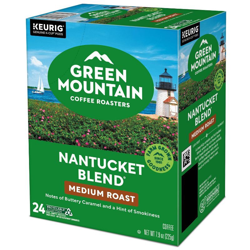 slide 19 of 19, Green Mountain Coffee Nantucket Blend Keurig K-Cup Coffee Pods - Medium Roast - 24ct, 24 ct