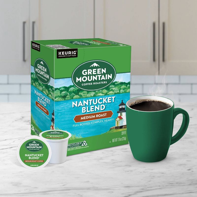 slide 9 of 13, Green Mountain Coffee Nantucket Blend Keurig K-Cup Coffee Pods - Medium Roast - 24ct, 24 ct