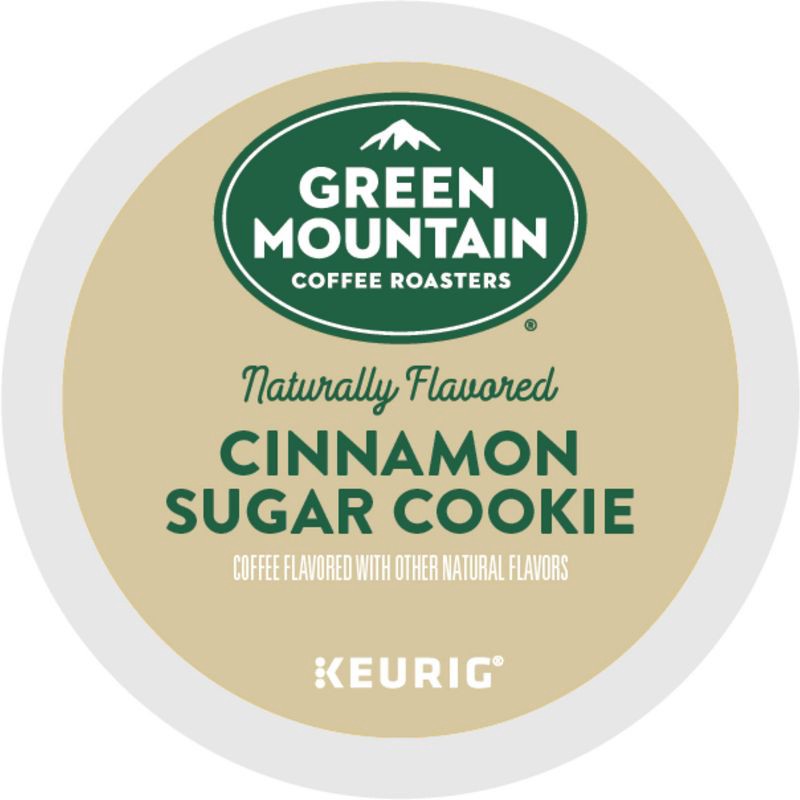 slide 3 of 12, 24ct Green Mountain Coffee Cinnamon Sugar Cookie Keurig K-Cup Coffee Pods Flavored Coffee Light Roast, 24 ct