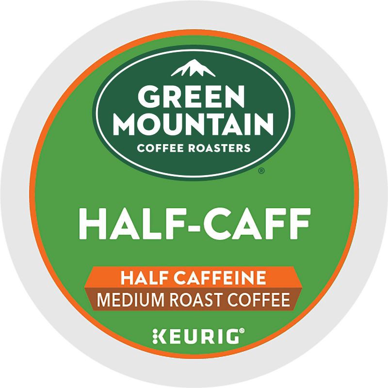 slide 2 of 10, Green Mountain Coffee Half-Caff Keurig K-Cup Coffee Pods - Medium Roast - 24ct, 24 ct