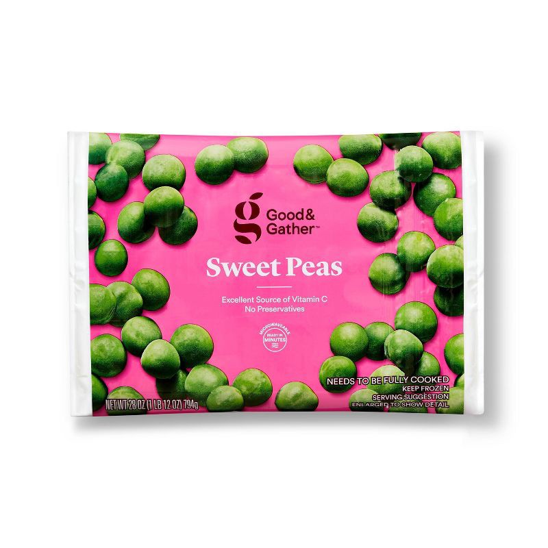 slide 1 of 2, Frozen Sweet Peas - 28oz - Good & Gather™, 28 oz