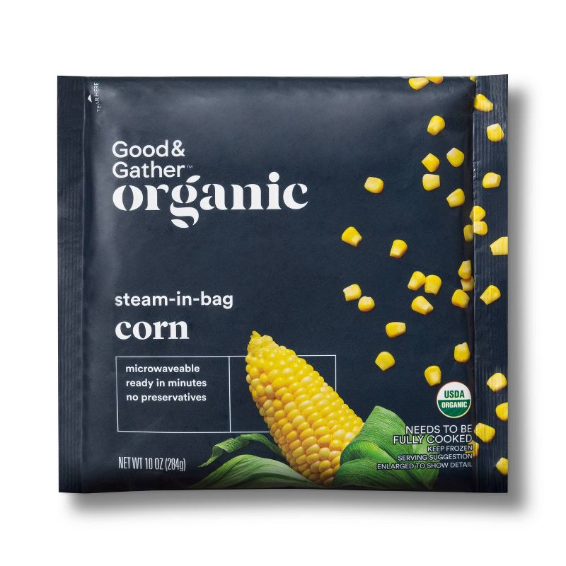 slide 1 of 3, Organic Frozen Corn - 10oz - Good & Gather™, 10 oz