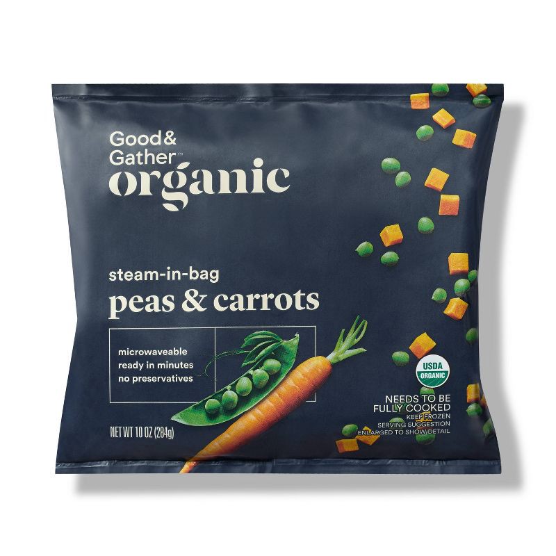 slide 1 of 3, Organic Frozen Peas and Carrots - 10oz - Good & Gather™, 10 oz