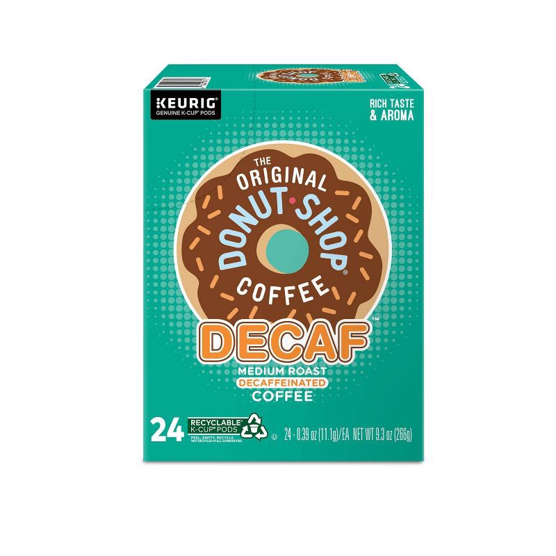 slide 3 of 8, 24ct The Original Donut Shop Decaf Keurig K-Cup Coffee Pods Decaffeinated Medium Roast, 24 ct