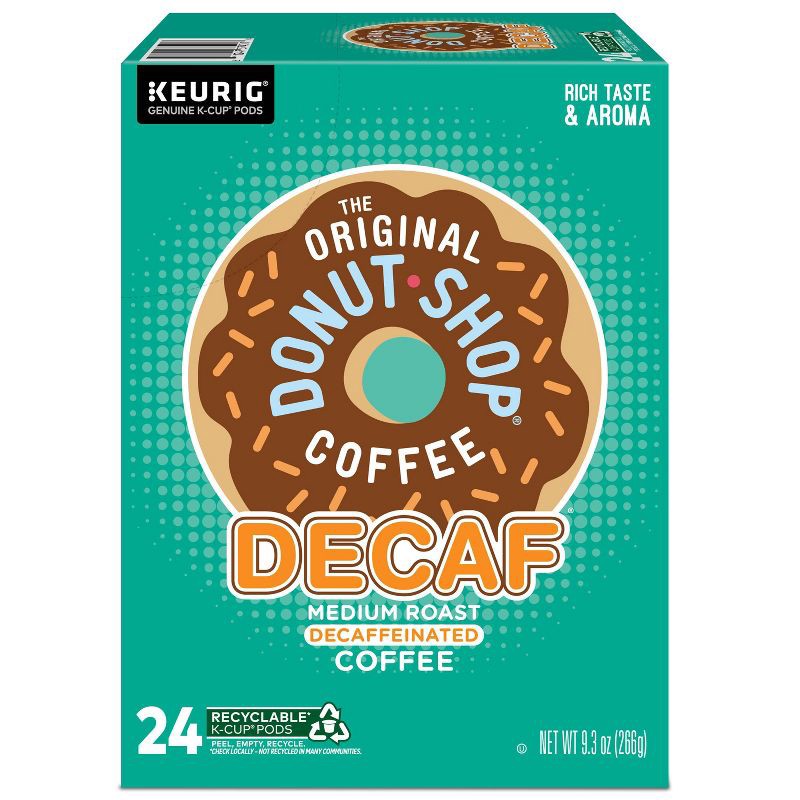 slide 6 of 16, The Original Donut Shop Medium Roast Keurig K-Cup Coffee Pods - Decaf - 24ct, 24 ct
