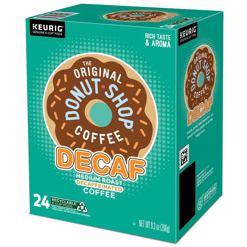 slide 15 of 16, The Original Donut Shop Medium Roast Keurig K-Cup Coffee Pods - Decaf - 24ct, 24 ct