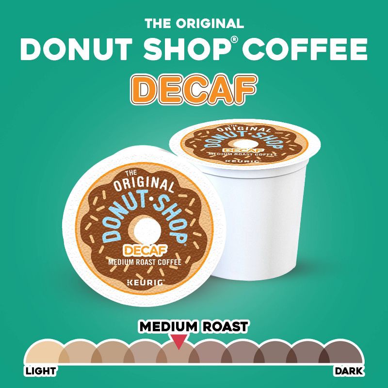 slide 3 of 16, The Original Donut Shop Medium Roast Keurig K-Cup Coffee Pods - Decaf - 24ct, 24 ct