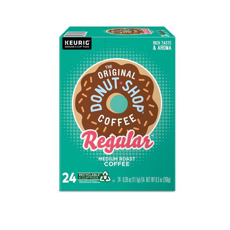 slide 3 of 9, The Original Donut Shop Regular Keurig K-Cup Coffee Pods - Medium Roast - 24ct, 24 ct