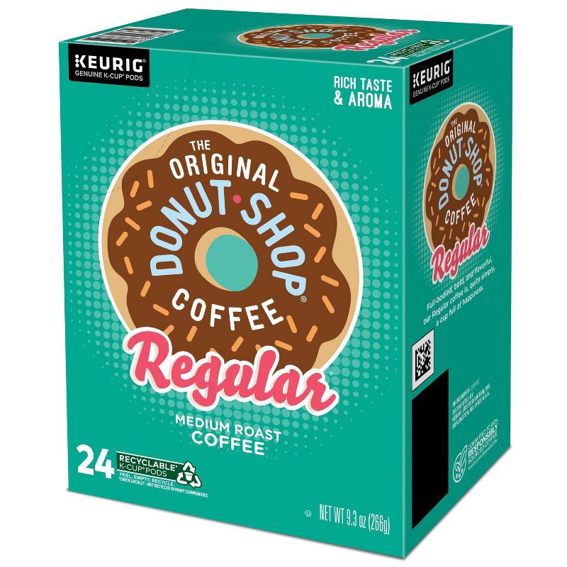 slide 16 of 16, The Original Donut Shop Regular Medium Roast Keurig K-Cup Coffee Pods - 24ct, 24 ct