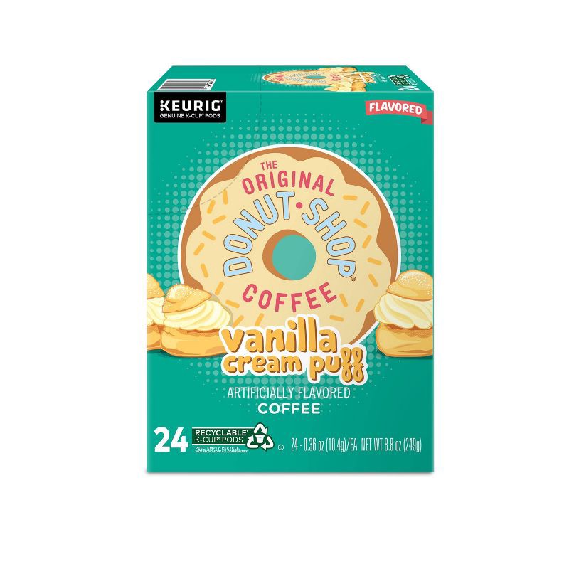 slide 9 of 9, The Original Donut Shop Vanilla Cream Puff Medium Roast Keurig K-Cup Coffee Pods - 24ct, 24 ct