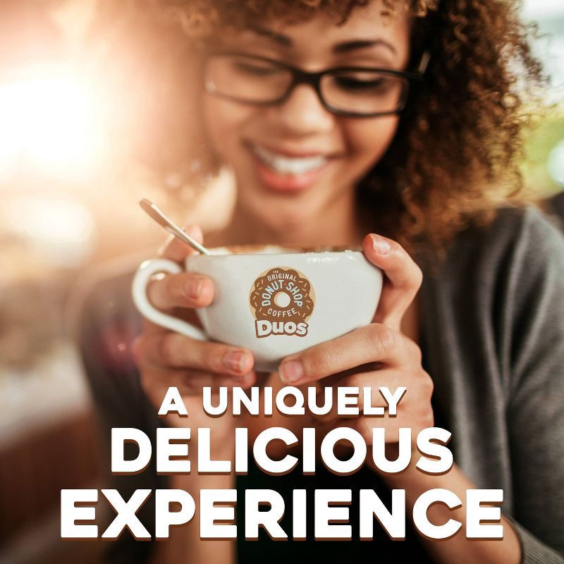 slide 4 of 17, The Original Donut Shop Duos Coconut + Mocha Keurig Single-Serve K-Cup Coffee Pods, Medium Roast Coffee - 24ct, 24 ct