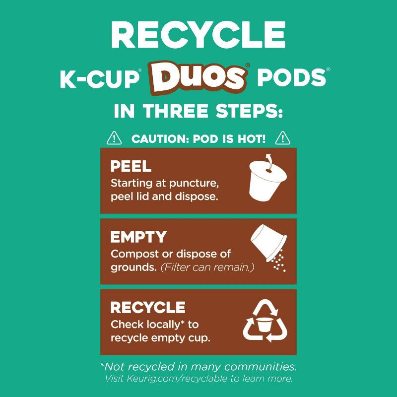 slide 12 of 17, The Original Donut Shop Duos Nutty + Caramel Keurig Single-Serve K-Cup Pods, Medium Roast Coffee - 24ct, 24 ct