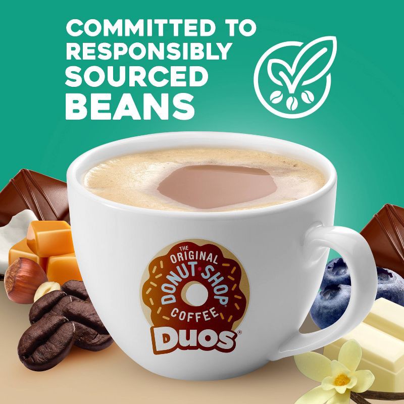 slide 9 of 17, The Original Donut Shop Duos Nutty + Caramel Keurig Single-Serve K-Cup Pods, Medium Roast Coffee - 24ct, 24 ct