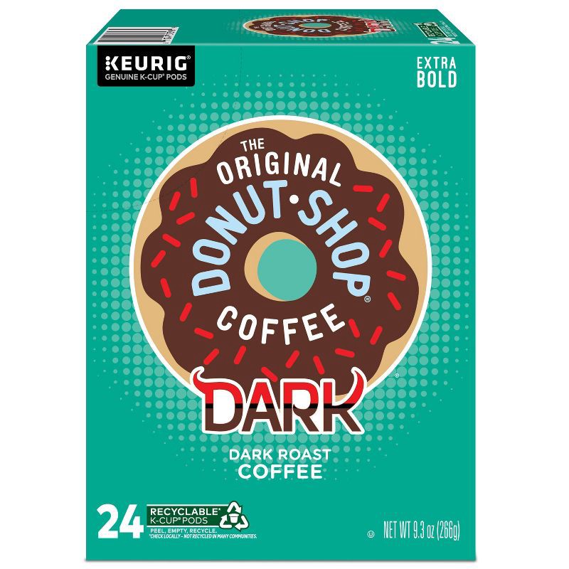 slide 14 of 17, The Original Donut Shop Dark Keurig K-Cup Coffee Pods - Dark Roast - 24ct, 24 ct