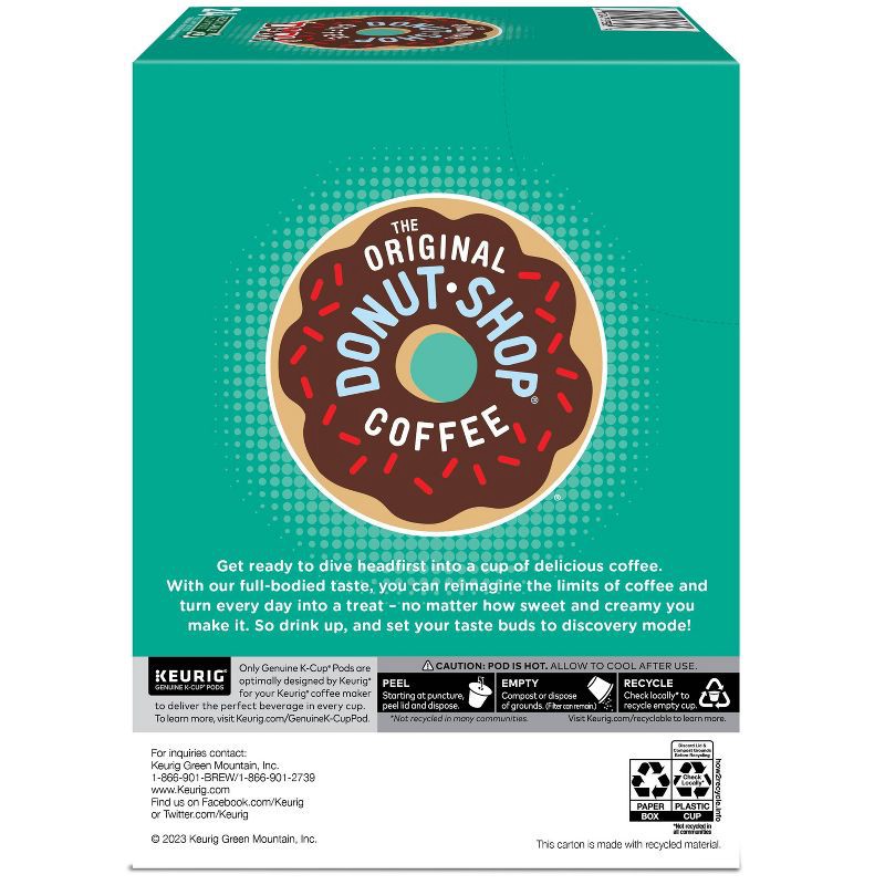 slide 17 of 17, The Original Donut Shop Dark Keurig K-Cup Coffee Pods - Dark Roast - 24ct, 24 ct