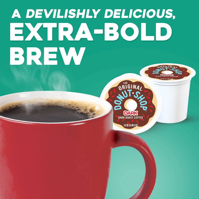 slide 4 of 17, The Original Donut Shop Dark Keurig K-Cup Coffee Pods - Dark Roast - 24ct, 24 ct