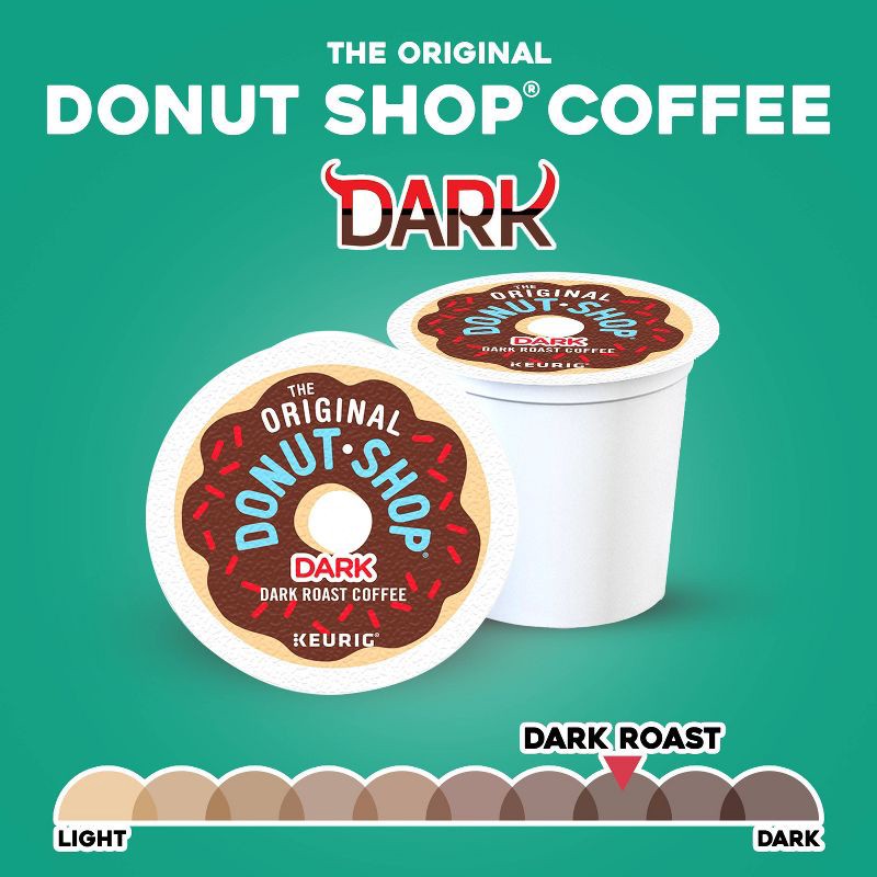 slide 6 of 17, The Original Donut Shop Dark Keurig K-Cup Coffee Pods - Dark Roast - 24ct, 24 ct