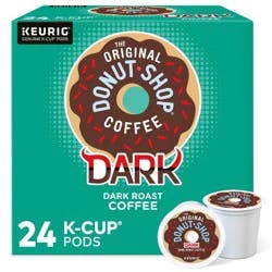 The Original Donut Shop Dark Keurig K-Cup Coffee Pods - Dark Roast - 24ct