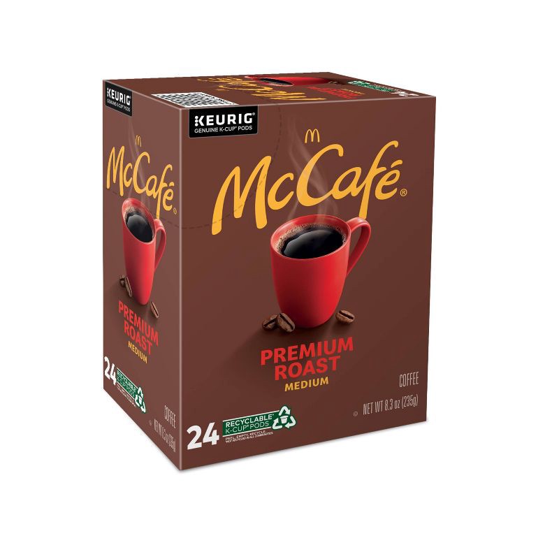 slide 3 of 11, McCafe Premium Roast Keurig K-Cup Coffee Pods - Medium Roast - 24ct, 24 ct