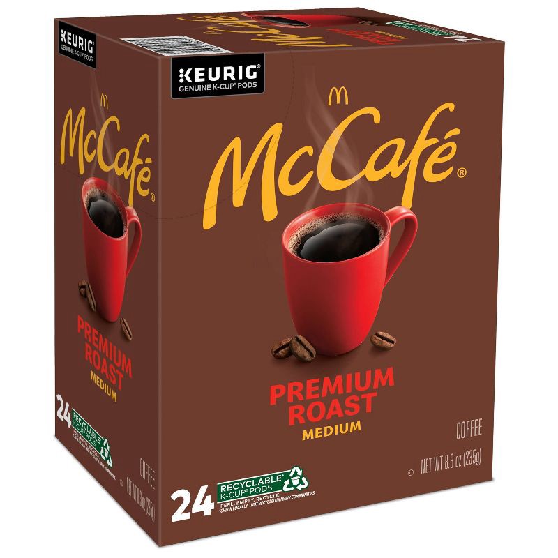 slide 12 of 14, McCafe Premium Roast Keurig K-Cup Coffee Pods - Medium Roast - 24ct/8.3oz, 24 ct; 8.3 oz