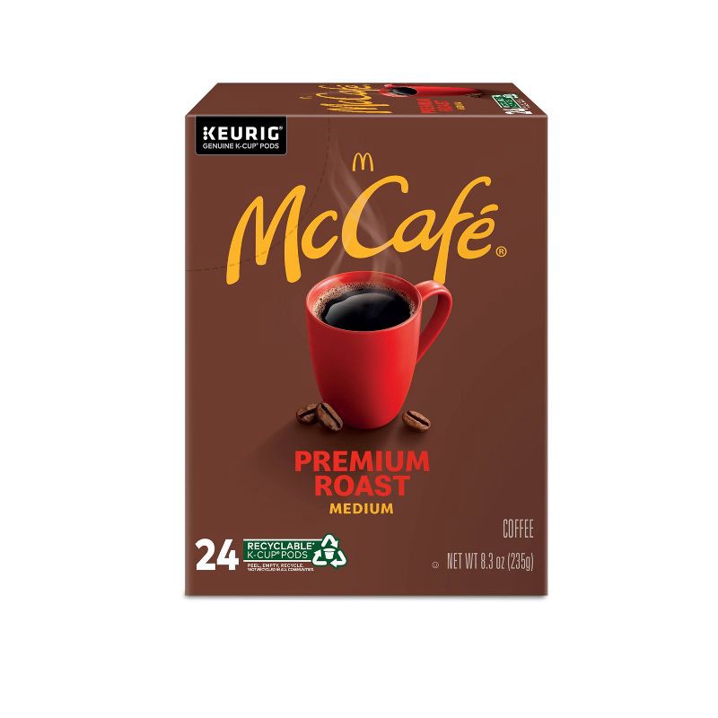 slide 5 of 11, McCafe Premium Roast Keurig K-Cup Coffee Pods - Medium Roast - 24ct, 24 ct