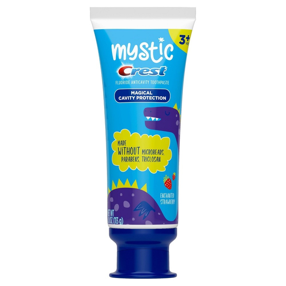 slide 2 of 8, MYSTIC by Crest Kid's Toothpaste with Fluoride Enchanted Strawberry Flavor, 4.0 oz