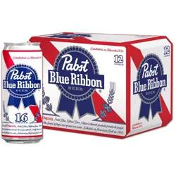 Pabst Blue Ribbon Lager Beer - 12pk/16 fl oz Cans