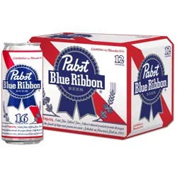 Pabst Blue Ribbon Lager Beer - 12pk/16 fl oz Cans