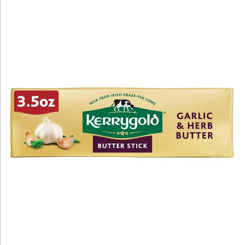 slide 1 of 11, Kerrygold Irish Grass-Fed Garlic and Herb Butter - 3.5oz Stick, 3.5 oz