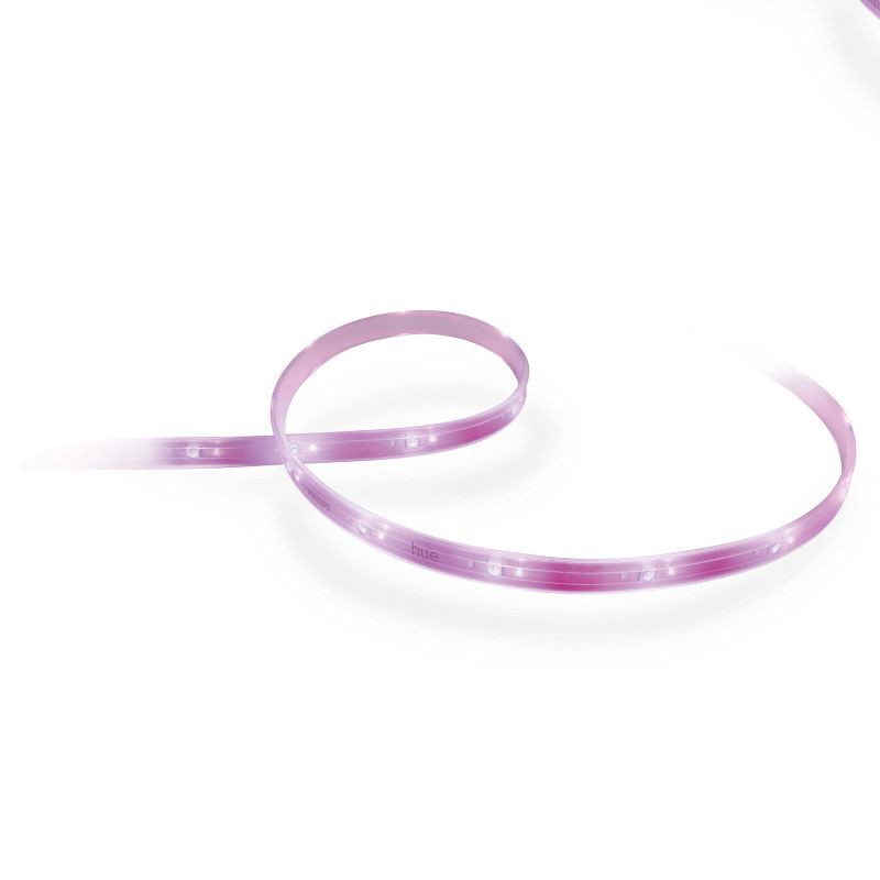 slide 8 of 8, Philips Hue White and Color Ambiance Bluetooth Enabled Lightstrip Base Kit, 1 ct