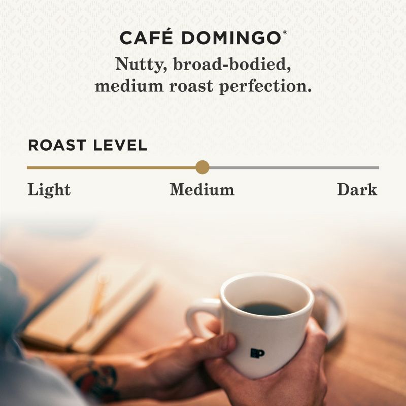 slide 3 of 6, Peet's Coffee Cafe Domingo Medium Roast Single Serve Coffee Pods - 22ct, 22 ct