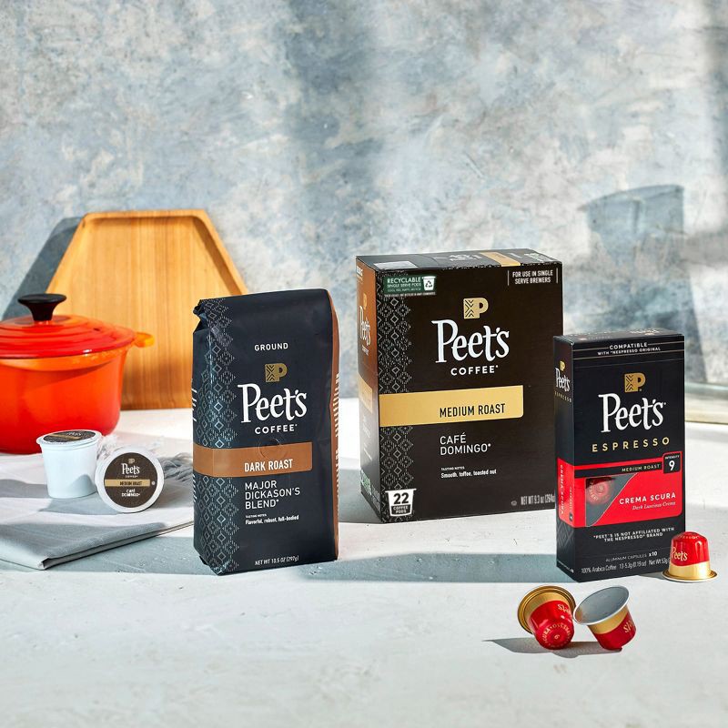 slide 7 of 7, Peet's Coffee Big Bang Medium Roast Single Serve Coffee Pods - 22ct, 22 ct