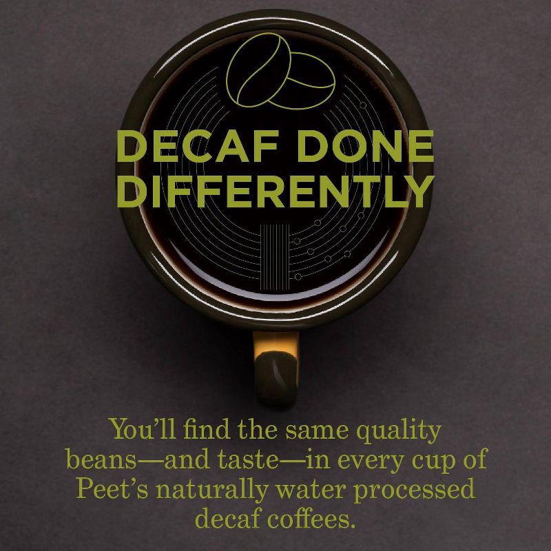 slide 4 of 7, Peet's Coffee Peet's Decaf House Dark Roast Coffee - Keurig K-Cup Pods - 22ct, 22 ct